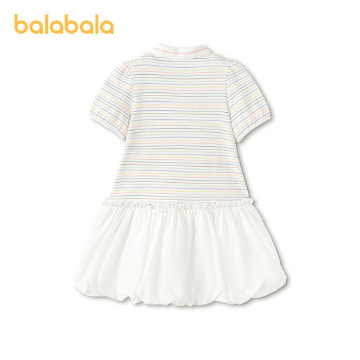 【商场同款】巴拉巴拉童装儿童连衣裙女童2026新款夏季低腰花苞裙 商品图2