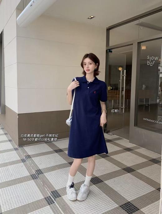 美式经典休闲风！拉夫显示polo裙连衣裙！ 商品图5