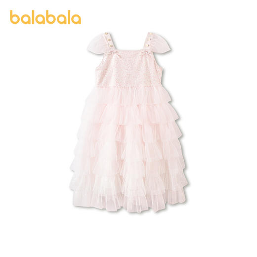 【商场同款】巴拉巴拉女童裙子儿童连衣裙2026新款夏装蛋糕裙网纱 商品图4