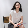 三彩2026夏季新款减龄娃娃领上衣绣花短袖T恤简约套头衫M 商品缩略图2