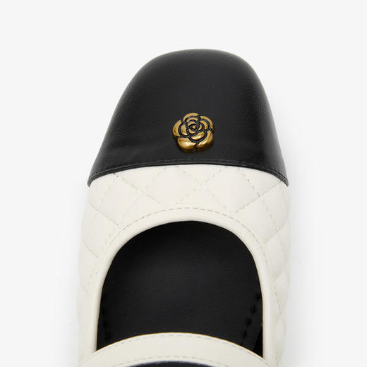 西遇浅口厚底玛丽珍鞋女2026春季新款山茶花小香风优雅时尚单鞋子V0566336 商品图5