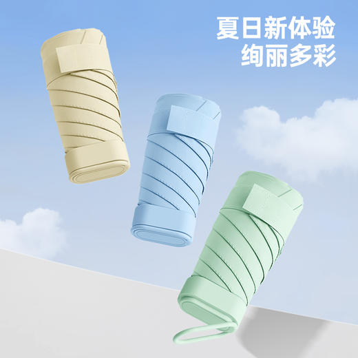 花觉晴雨两用伞，迷你小巧收纳方便，高密度伞布 轻松防雨 商品图4