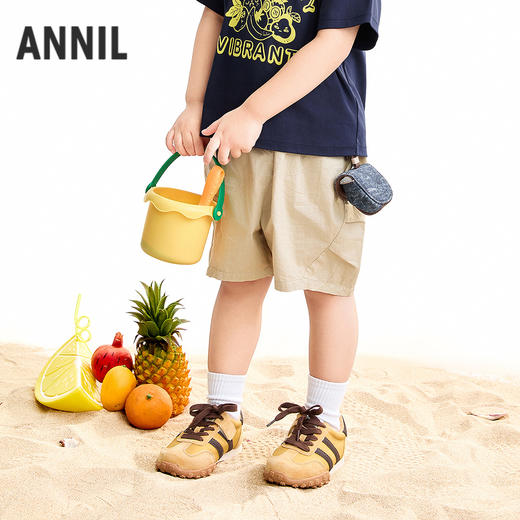 【实体店同款】男童梭织中裤夏季新款安奈儿童装XB626186 商品图0