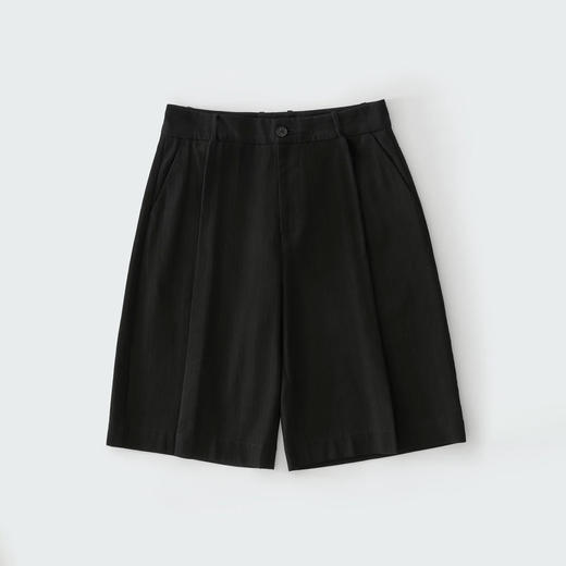 STUDIO NICHOLSON PANT - KNEE LENGTH 男装棉麻混纺宽松短裤 商品图3