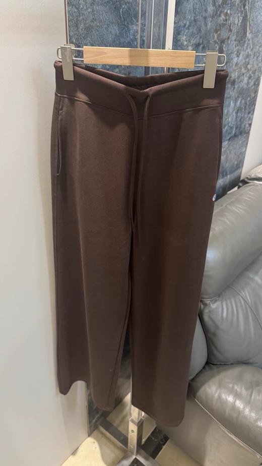 F040934春夏季新款高弹软糯亲肤透气高腰抽绳腰头直筒阔腿长裤卫裤 商品图2