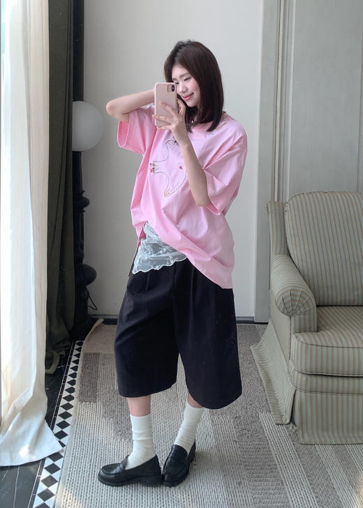 【门店同款】ENJOY夏季手工绣花大版T 170493485 商品图1