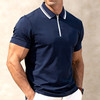 【DWP】【莱赛尔】300斤大码短袖POLO衫翻领半袖T恤加肥加大休闲男士上衣 商品缩略图1
