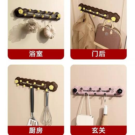 【免打孔强力承重、360度旋转吸附】2025新款吸盘挂钩免打孔强力承重门后挂衣架厨房厨具挂钩,TA 商品图3