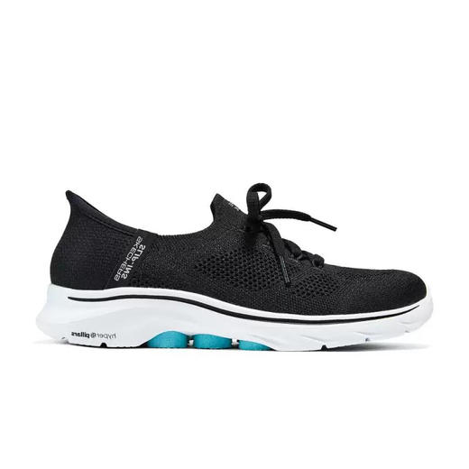 XY｜SKECHERS斯凯奇女子GO WALK 7运动休闲鞋125213-BKAQ 商品图0