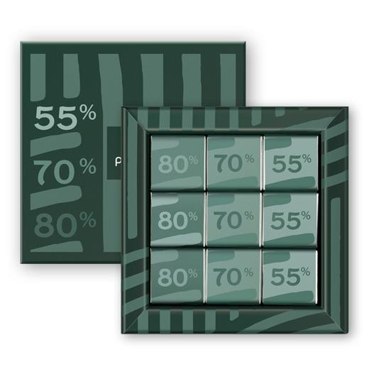 PATCHI芭驰 迪拜黑巧三种纯度黑巧克力礼盒 160g GSB0015 商品图7