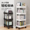 【大容量多层储物、万向轮移动灵活】小推车置物架厨房落地多层零食收纳架浴室卫生间可移动储物架.TA 商品缩略图0