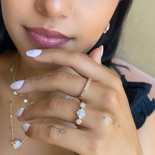 LHWINDSO 温莎珠宝 摩登爱情戒指/耳环 商品图5