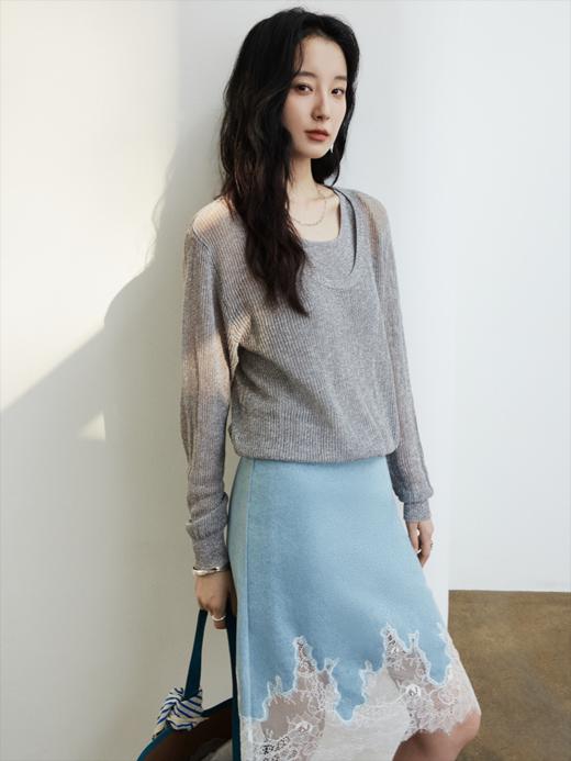 【prime】呼吸感叠穿两件套毛衫FCG1WST083 商品图10