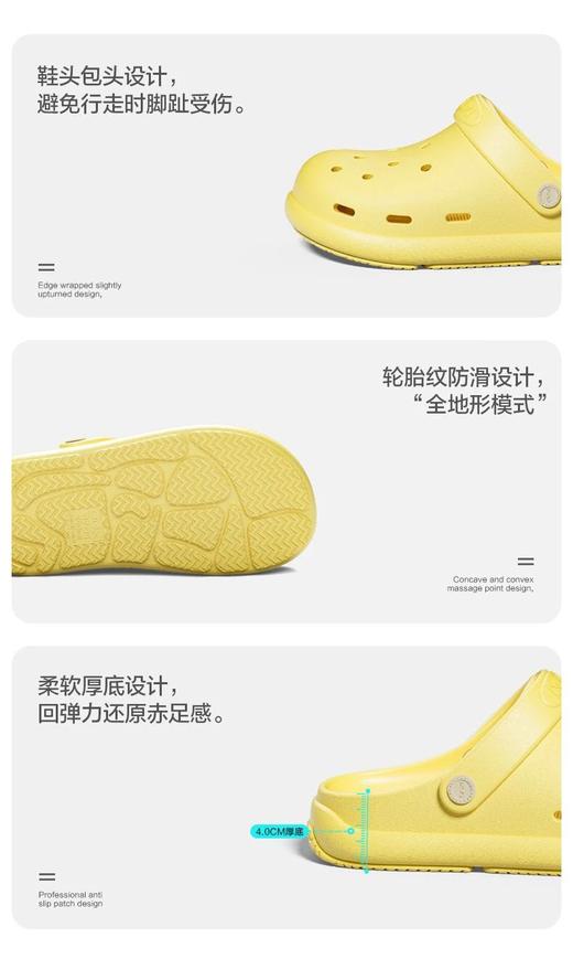 无补‼️朴西EVA逸游成人洞洞鞋  26Y04042- 商品图13