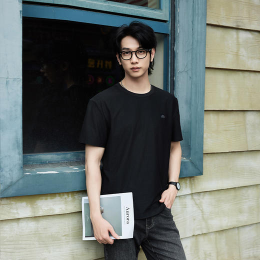 【新品上新】HX 夏季圆领短袖T恤S102622704101/02/03 商品图2