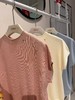 【门店同款】ENJOY春季韩系小立领短袖针织衫 169152253 商品缩略图1