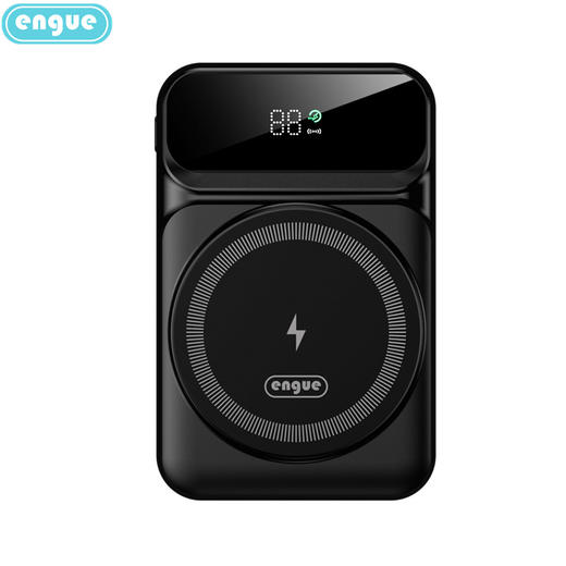 engue恩谷 磁吸无线充移动电源 EG-PD19磁吸咔哒吸附苹果15W支架式充电宝 商品图1