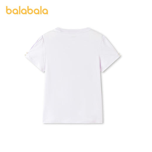 【商场同款】巴拉巴拉童装女童短袖t恤儿童2026新款夏装纯棉上衣 商品图2