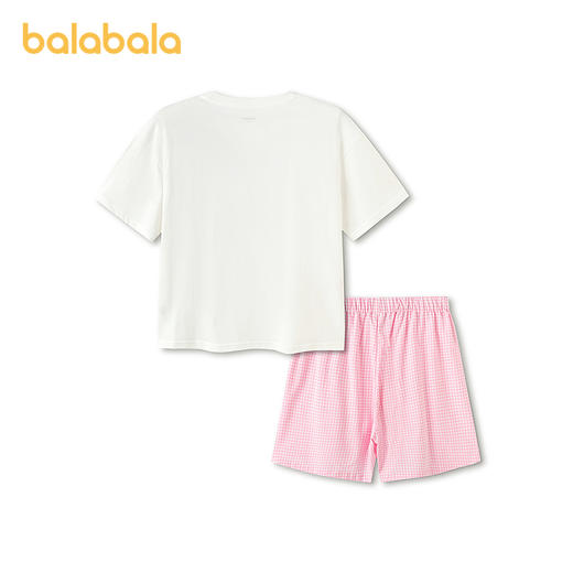 【商场同款】巴拉巴拉女童睡衣套装夏季空调服短袖套装家居服甜美 商品图2