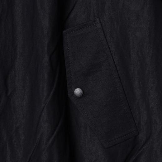 SDSA男装2026新款高贵轻奢日系复古按扣立领短袖衬衫百搭纯色上衣 商品图3