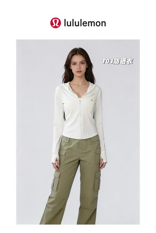 F040928夏季新款女士轻便百搭轻薄透气瑜伽原纱冰丝长袖防晒衣 商品图12