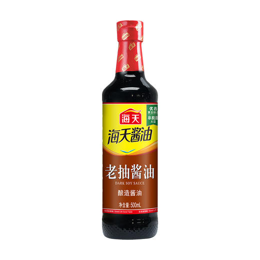 海天 老抽酱油PET瓶500mL*1瓶新鲜健康美味 KJDF-20221028-01 商品图1