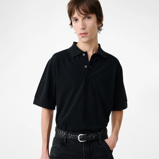 STUDIO NICHOLSON JERSEY - S/S POLO 男装宽松廓形短袖POLO衫 商品图0