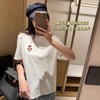 【“福寿三多”情侣短袖】✅高质感重磅纯棉面料✅直筒版型➕刺绣设计，打破常规T恤的单调感，时髦又显瘦！ 商品缩略图1