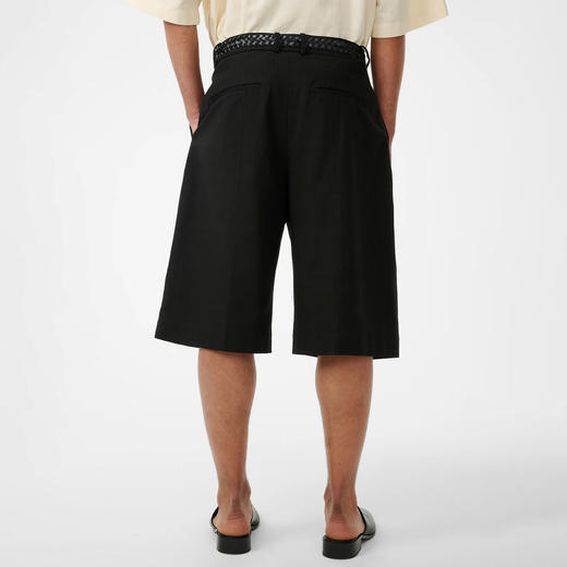 STUDIO NICHOLSON PANT - KNEE LENGTH 男装棉麻混纺宽松短裤 商品图2