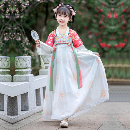 【团购】【苏城纪】清仓特价款童装汉服襦裙-青禾 商品图4