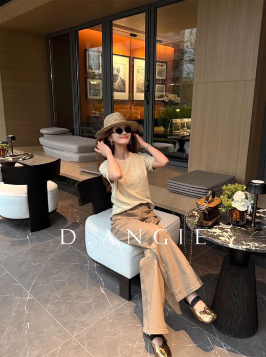 DYJ3906175马术刺绣短袖上衣 商品图4