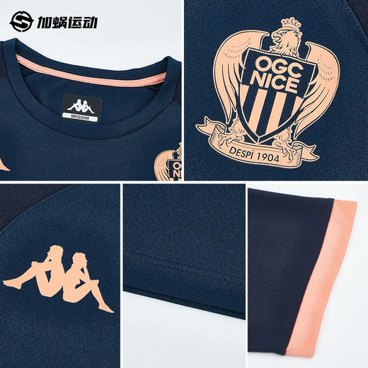 SFS卡帕Kappa25/26尼斯短袖训练服足球热身运动服 382863W-A0B 商品图2
