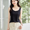 吊带背心女薄款大码2025新款无袖内搭打底衫黑色时尚胖mm上衣外穿 商品缩略图1