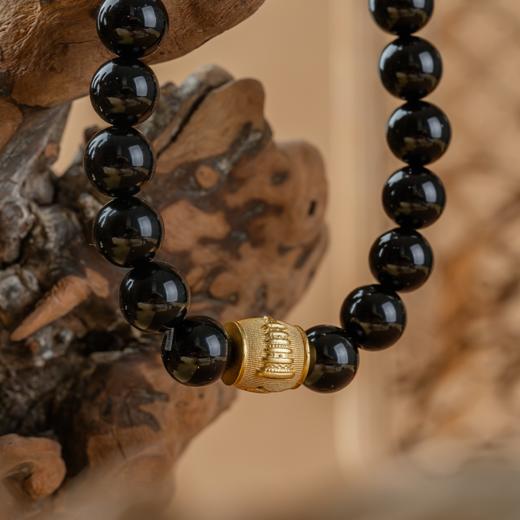 顺丰发货《金榜题名》系列手串 妙笔生花文思泉涌黑玛瑙 逢考必过万事ok 商品图3