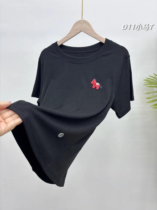 F040932一包2件装夏季新款亲肤清凉顺滑透气百搭女士短袖圆领T恤 商品图5