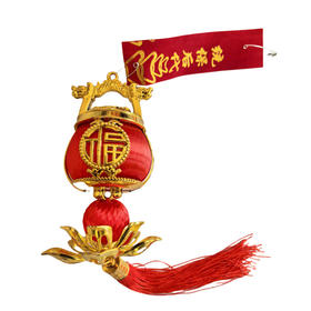 中号福桶款寓意后代平安清明祭祀祭拜拉花大红花上用护后福