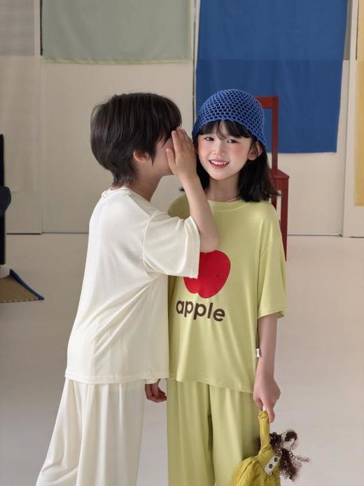 【喜林贝尔】冰淇淋色系天丝莫代尔家居服儿童套装 80-170码 居家/外出两穿??A类婴幼儿品质标准 商品图6