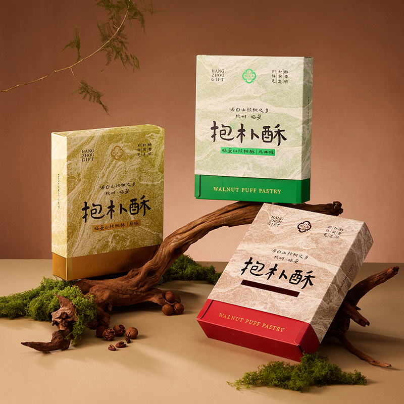 江南四雅方盒抱朴酥  咸香酥脆【均有礼袋邮寄】