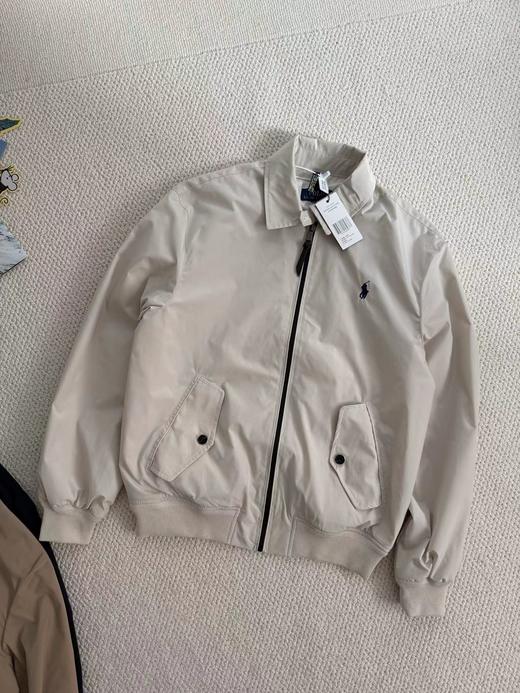 F040909春季新款螺纹刺绣防风防水防污三防工艺时尚百搭夹克长袖外套 商品图3