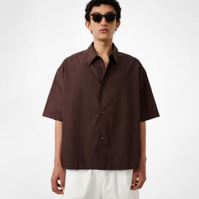 STUDIO NICHOLSON SHIRT - SHORT SLEEVE 男装宽松廓形短袖衬衫
