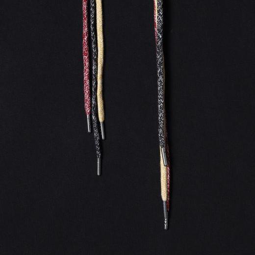 SDSA男装2026新款轻奢潮牌简约领口彩色编织抽绳圆领短袖T恤百搭 商品图4