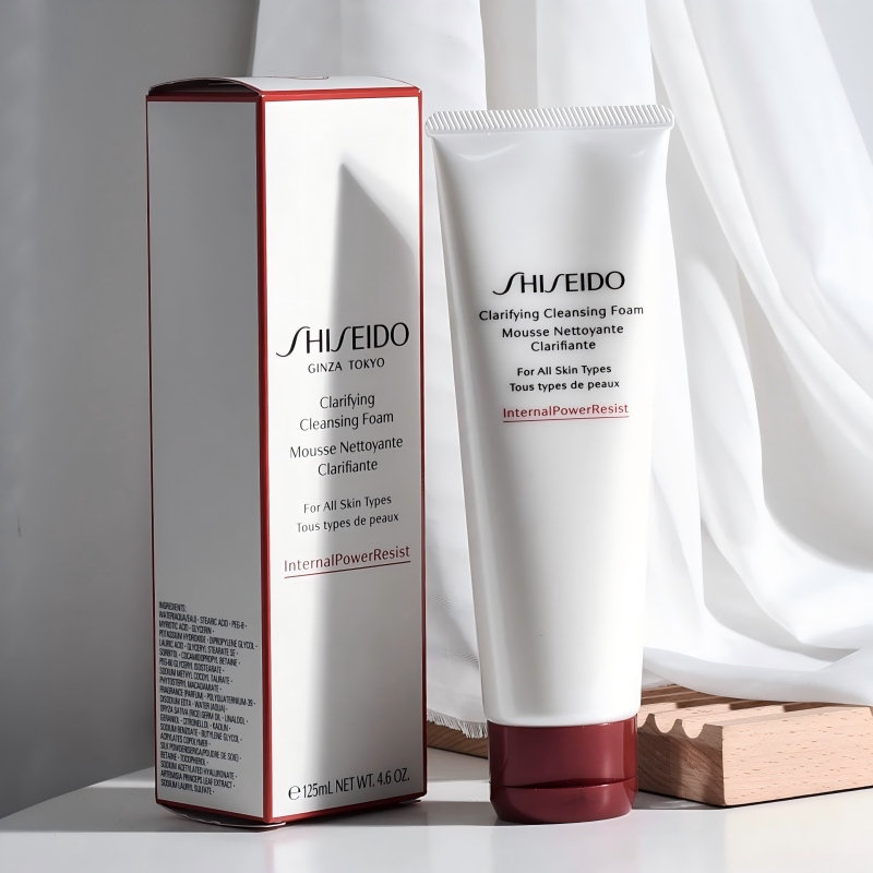 资生堂红腰子洗面奶125ml丨深层洁净 肌肤焕活透亮