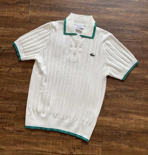 复古女款学院风针织Polo衫 商品图3