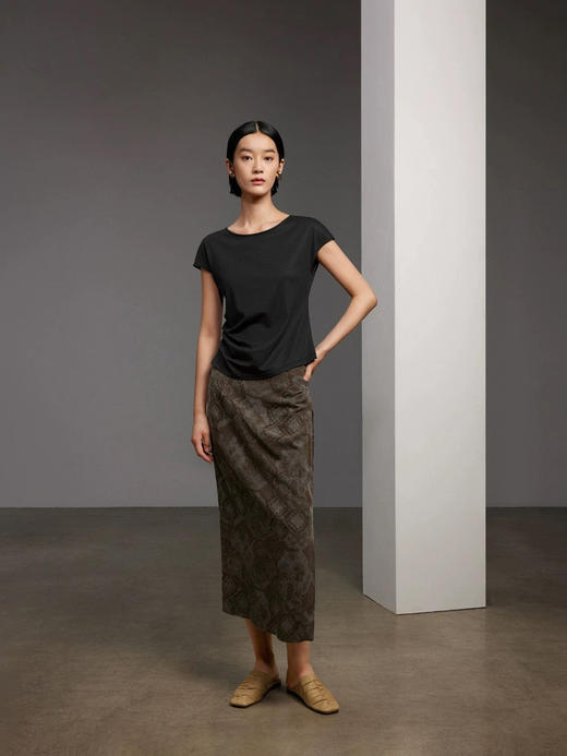 Erdos新品女士无袖T恤！驼色。黑色。自己备注号码颜色 商品图1