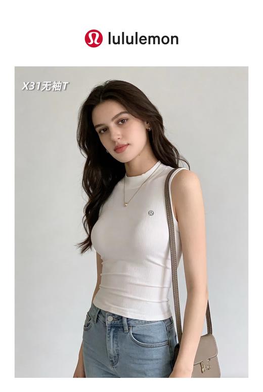 F040930一包3件装春夏新款弹力时尚百搭天鹅颈工字背心式打底衣 商品图12