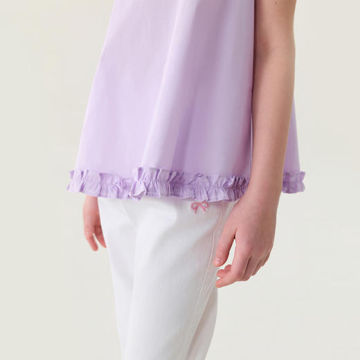 马克珍妮花边物语女童A版纯棉小衫2026年夏装新款560829 商品图4