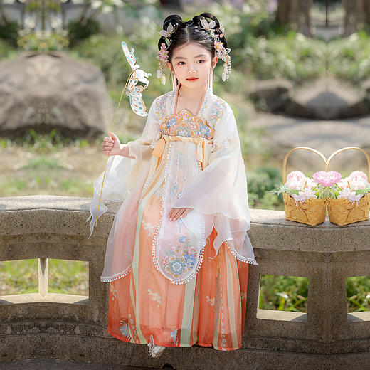 【团购】【苏城纪】清仓特价款女童汉服褥裙洛神赋 商品图3