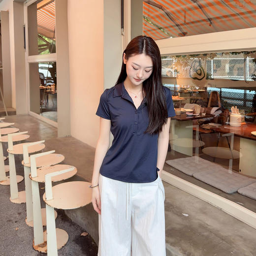 火桐hooton 速干瑜伽polo短袖 商品图4