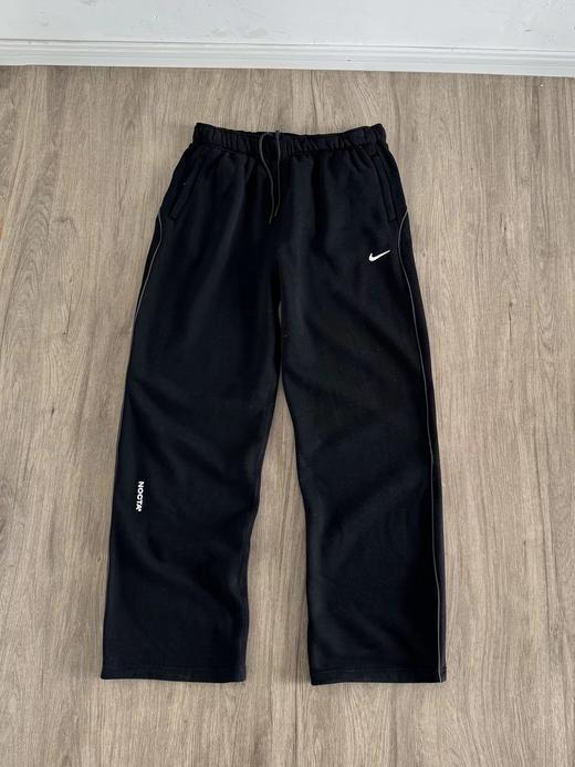 F040914春秋季新款时尚休闲日常百搭抓绒宽松直筒针织运动裤长裤 商品图6