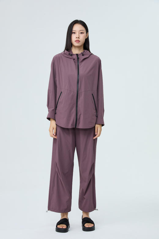 【爆款必入 锦康纱-抗紫外纤维】水淼2026夏新款 爆款休闲一手长弹力薄运动防晒衣2197 商品图2